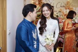 Hình ảnh xinh đẹp, rạng ngời trong lễ ăn hỏi của diễn viên Ngọc Anh 'Phố trong làng'