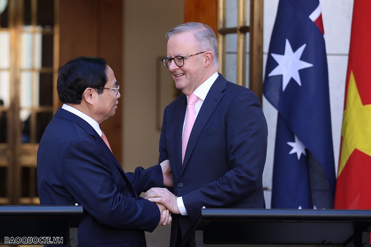 Việt Nam-Australia chính thức nâng cấp quan hệ lên Đối tác chiến lược toàn diện