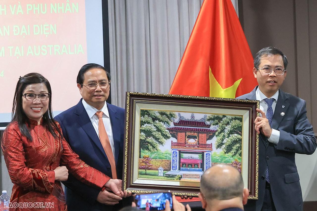 Thủ tướng Phạm Minh Chính mong muốn bà con kiều bào tại Australia luôn tự hào là người Việt Nam