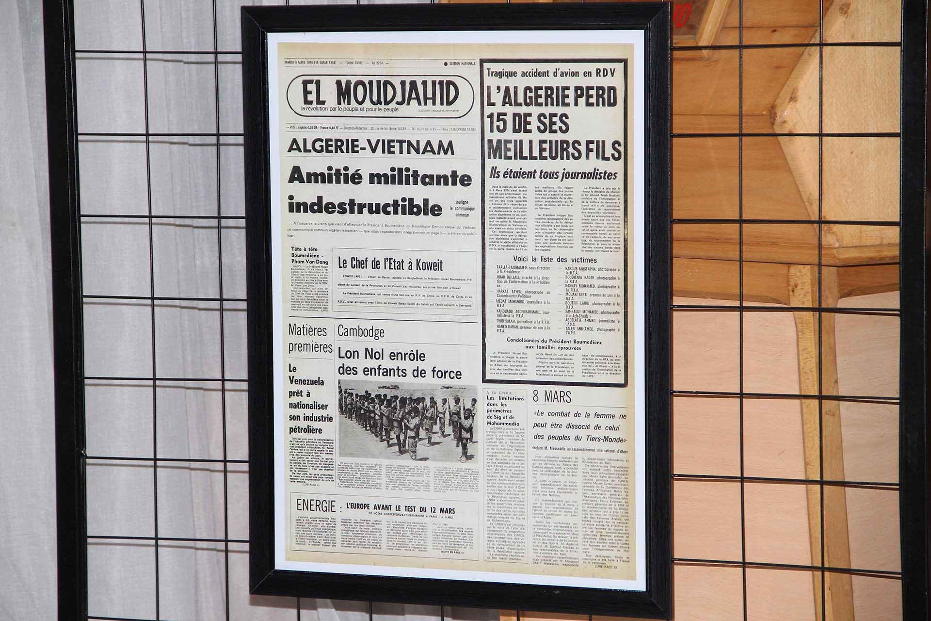 Đại sứ quán Việt Nam tưởng niệm 50 năm các nhà báo Algeria hy sinh ở Việt Nam