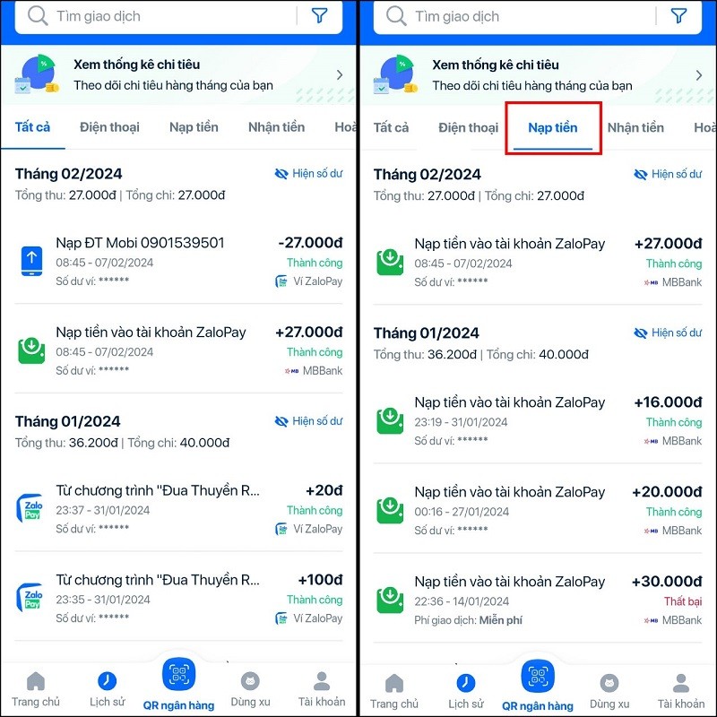 Cách xem lịch sử giao dịch ví ZaloPay siêu đơn giản