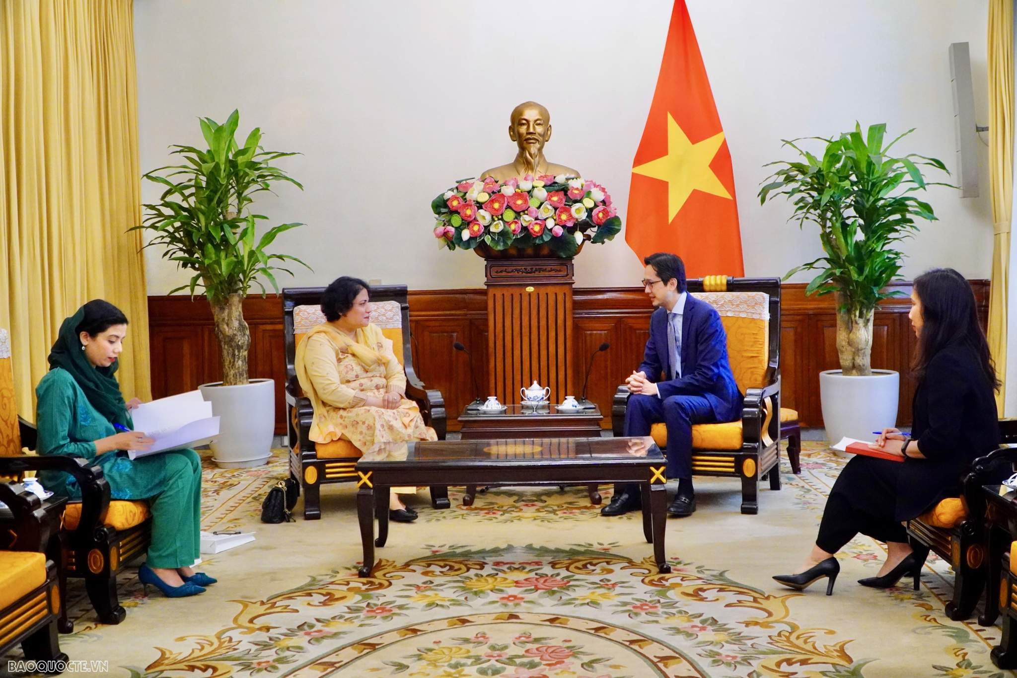 Đại sứ Pakistan chào từ biệt