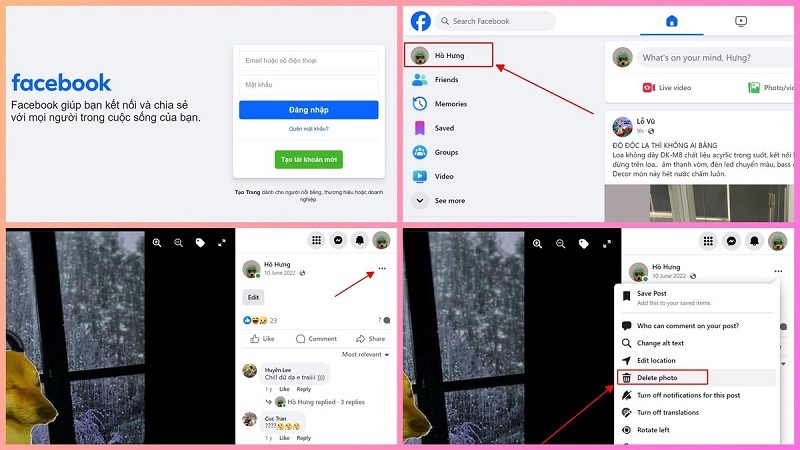 Hướng dẫn cách xóa ảnh bìa trên Facebook đơn giản, nhanh chóng Hướng dẫn cách xóa ảnh bìa trên Facebook đơn giản, nhanh chóng