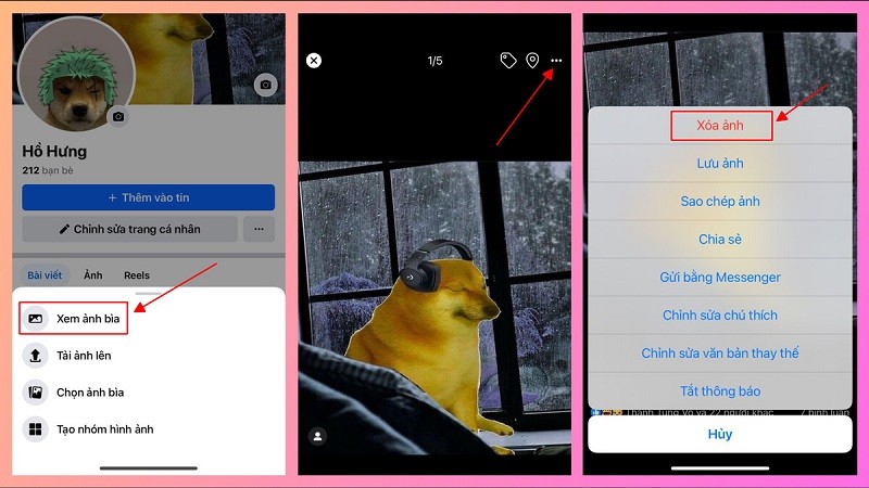 Hướng dẫn cách xóa ảnh bìa trên Facebook đơn giản, nhanh chóng Hướng dẫn cách xóa ảnh bìa trên Facebook đơn giản, nhanh chóng