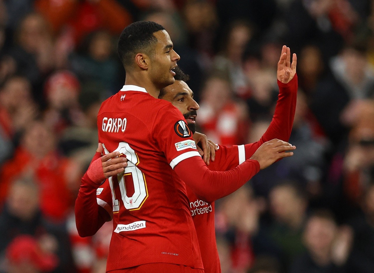 Europa League: Hình ảnh trận đấu các cầu thủ Liverpool ghi 6 bàn thắng vào lưới Sparta Prague