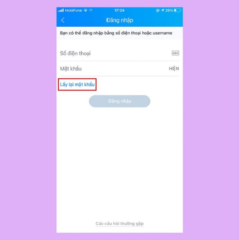 Hướng dẫn cách lấy lại mật khẩu Zalo chỉ với vài bước đơn giản