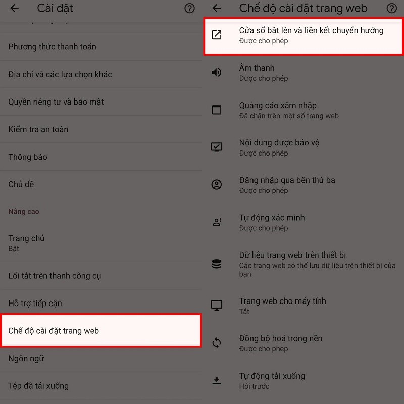Cách chặn trang web tự mở trên điện thoại Android siêu đơn giản Cách chặn trang web tự mở trên điện thoại Android siêu đơn giản