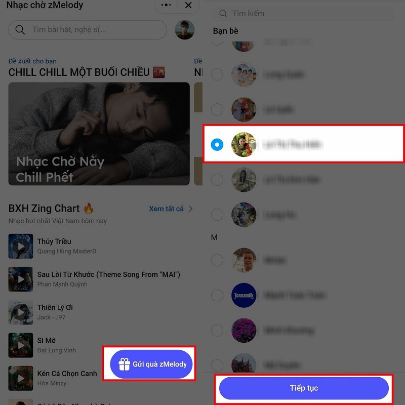 Hướng dẫn cách tặng nhạc chờ Zalo đơn giản với nhiều bài hát cực hay