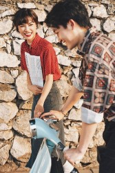 Phim Gặp em ngày nắng dự kiến dài 16 tập, Đình Tú và Anh Đào đăng bộ ảnh tươi cười rạng rỡ