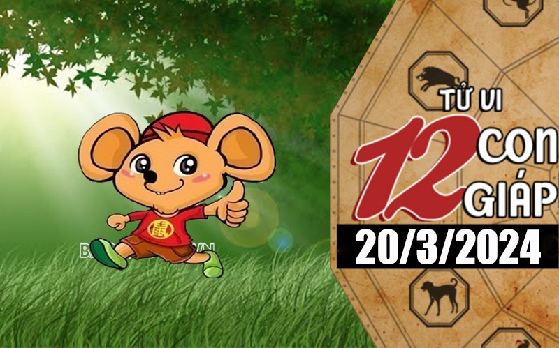 Tử vi hôm nay, xem tử vi 12 con giáp hôm nay ngày 20/3/2024: Tuổi Tý tình cảm bền chặt