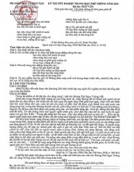 Bộ GD&ĐT: Công bố đề tham khảo thi tốt nghiệp THPT năm 2024