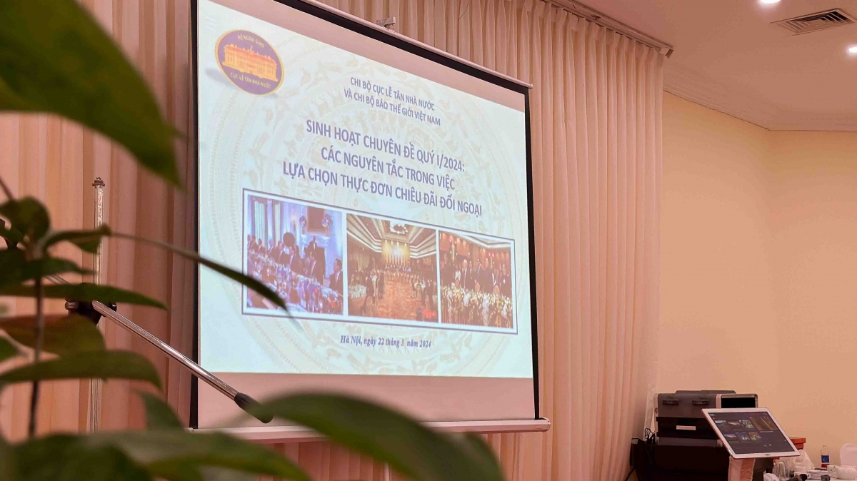 Tìm hiểu các nguyên tắc trong việc lựa chọn thực đơn chiêu đãi đối ngoại