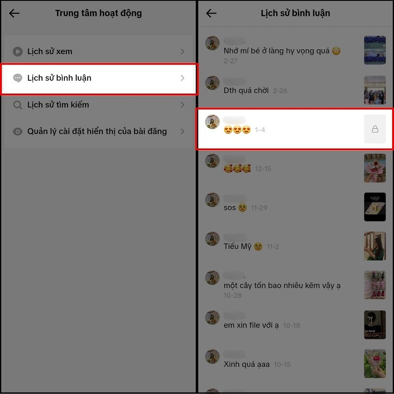 Cách xóa lịch sử bình luận trên TikTok siêu đơn giản
