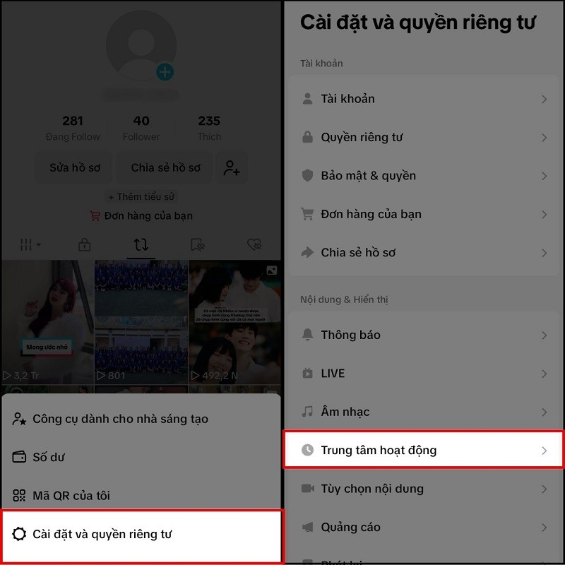 Cách xóa lịch sử bình luận trên TikTok siêu đơn giản