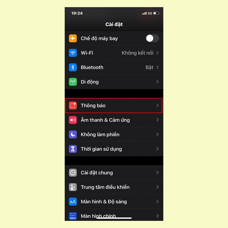 Hướng dẫn cách tắt màn hình iPhone bật sáng khi có thông báo