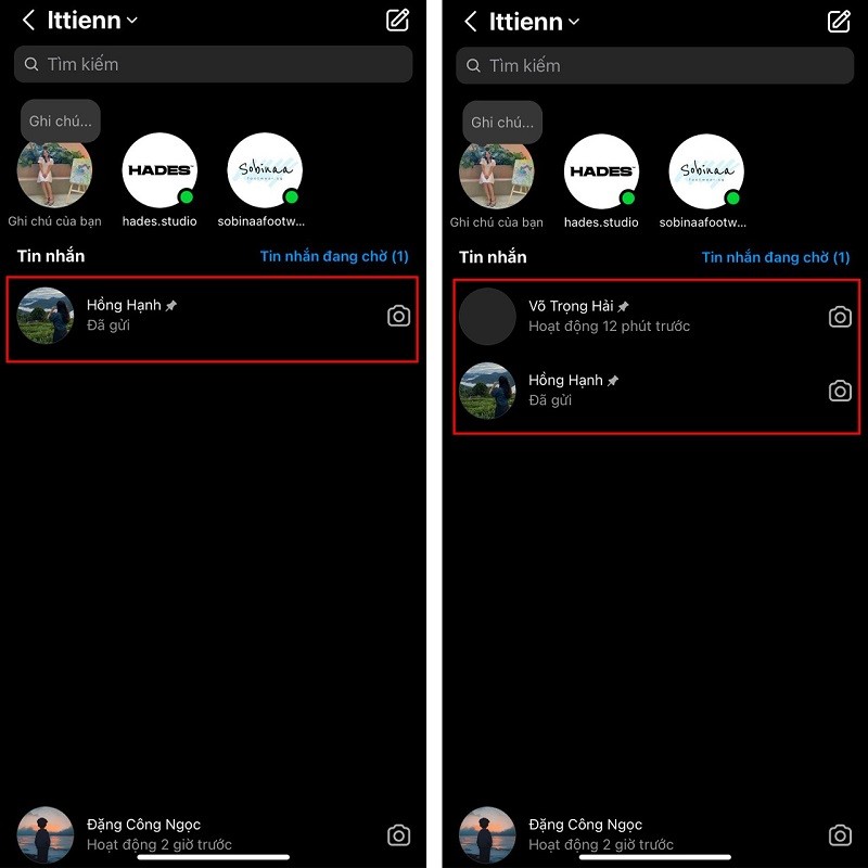 Hướng dẫn ghim cuộc trò chuyện Instagram giúp bạn tìm kiếm dễ dàng hơn
