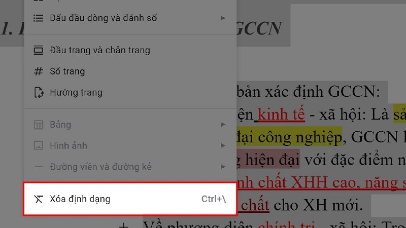 Cách xóa định dạng trong Google Docs siêu đơn giản mà bạn nên biết