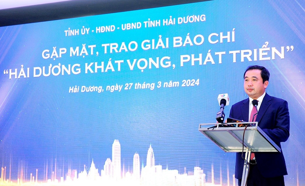 Báo Thế giới & Việt Nam đoạt giải báo chí 'Hải Dương khát vọng, phát triển'