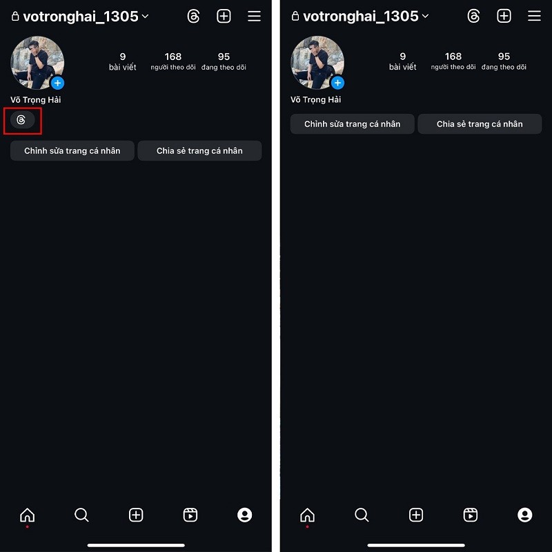 Cách ẩn lối tắt Threads trong Instagram đơn giản, nhanh chóng