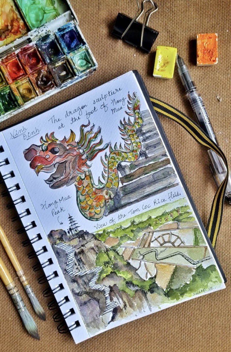 Một Việt Nam ấn tượng qua những bức ký hoạ của nhà văn nước ngoài