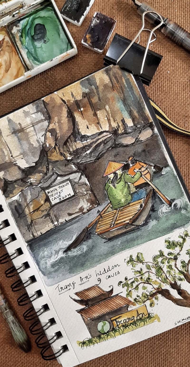 Một Việt Nam ấn tượng qua những bức ký hoạ của nhà văn nước ngoài