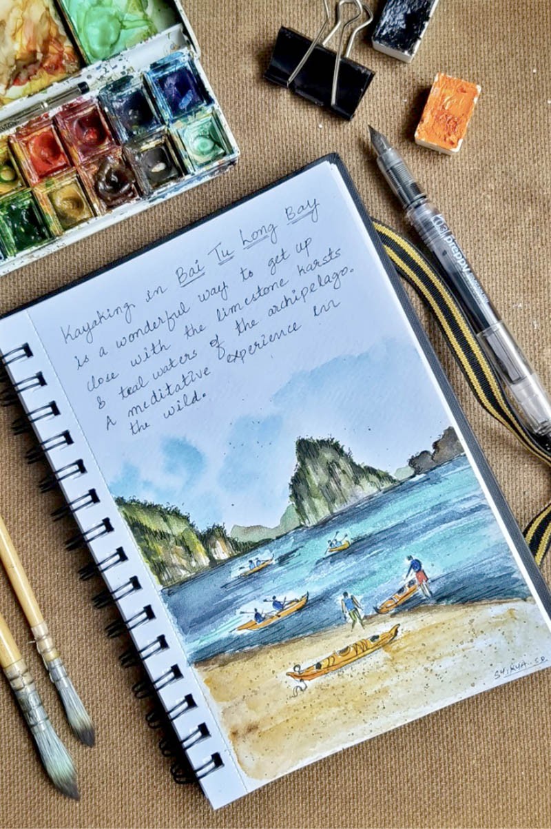 Một Việt Nam ấn tượng qua những bức ký hoạ của nhà văn nước ngoài