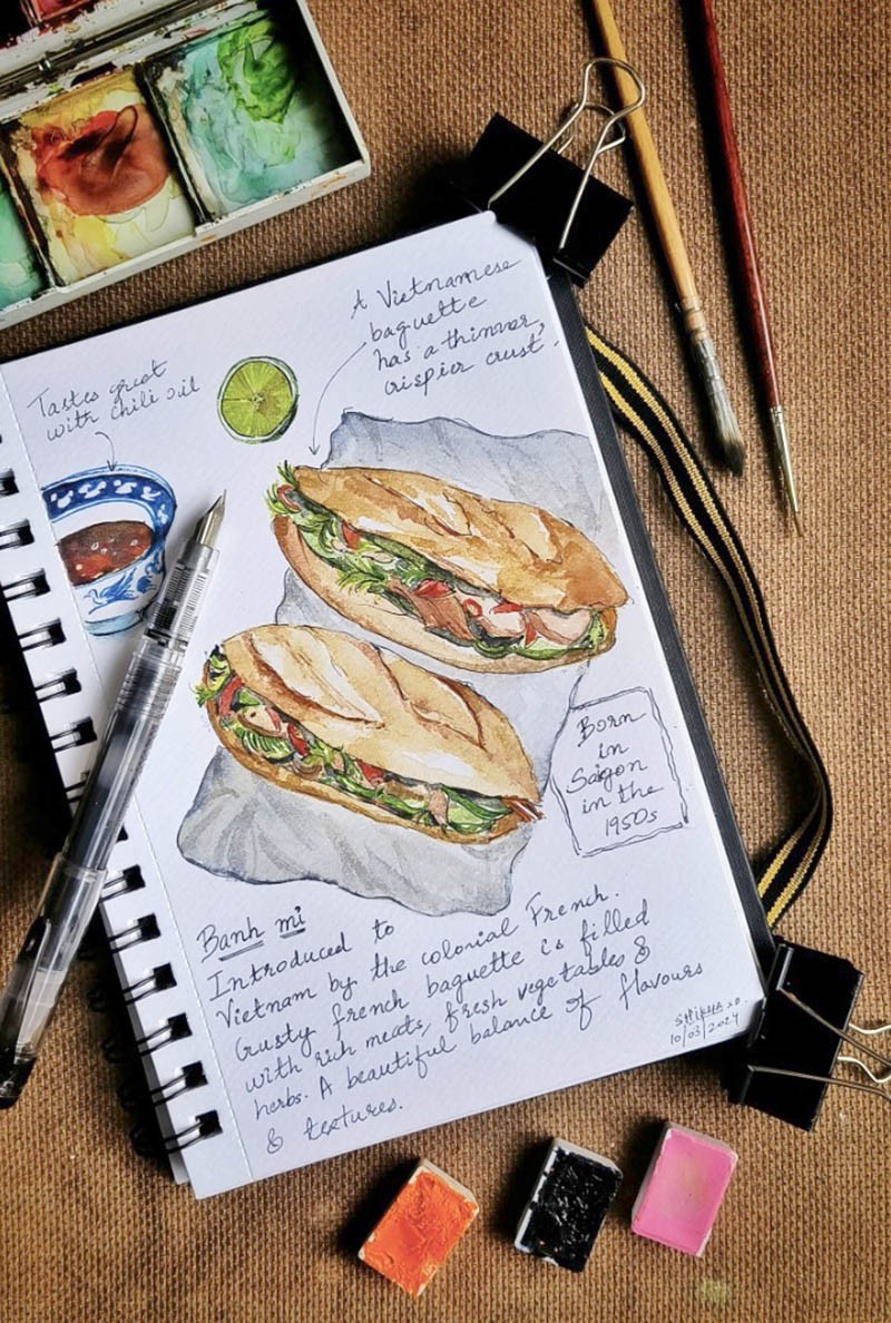 Một Việt Nam ấn tượng qua những bức ký hoạ của nhà văn nước ngoài