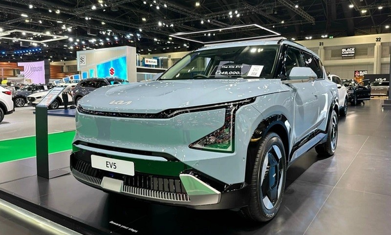Cận cảnh xe điện Kia EV5 vừa ra mắt tại Thái Lan, giá từ 850 triệu đồng