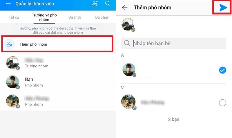 Thêm phó nhóm trên Zalo siêu đơn giản