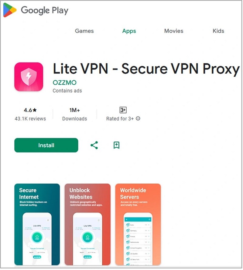 Một trong những ứng dụng chứa mã độc được phân phối trên CH Play, có hơn 1 triệu lượt tải trước khi bị Google xóa bỏ Một trong những ứng dụng chứa mã độc được phân phối trên CH Play, có hơn 1 triệu lượt tải trước khi bị Google xóa bỏ