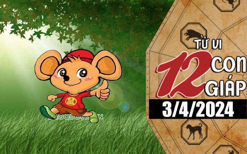 Tử vi hôm nay, xem tử vi 12 con giáp hôm nay ngày 3/4/2024: Tuổi Tý gia đình yên ấm