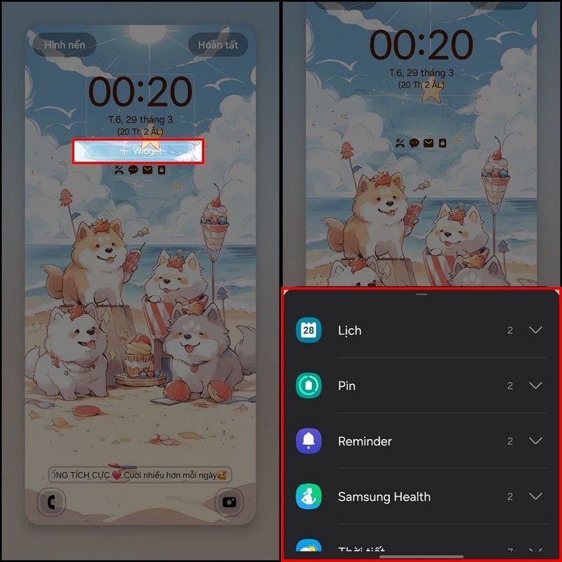 Cách thêm widget lên màn hình khóa Samsung giúp bạn sử dụng thuận tiện hơn Cách thêm widget lên màn hình khóa Samsung giúp bạn sử dụng thuận tiện hơn