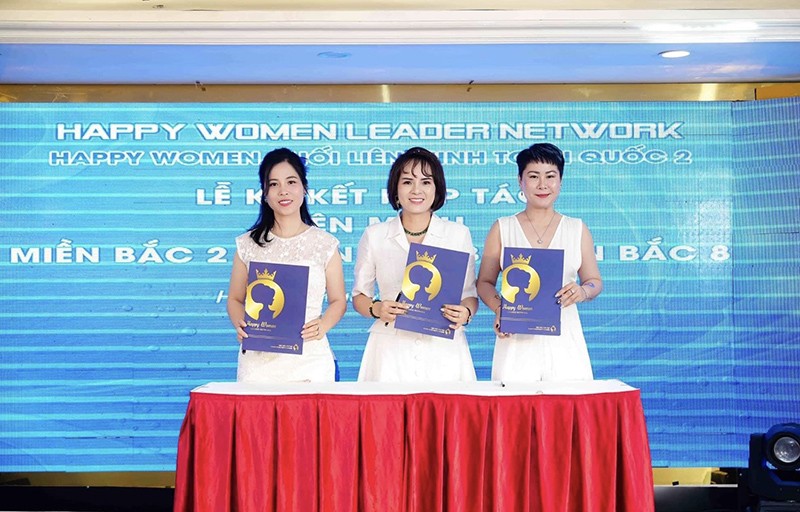 Lễ ký kết hợp tác liên miền Happy Women miền Bắc 2 - miền Bắc 3 - miền Bắc 8.