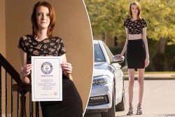 Cô gái có đôi chân dài nhất thế giới tâm sự về những trở ngại trong cuộc sống