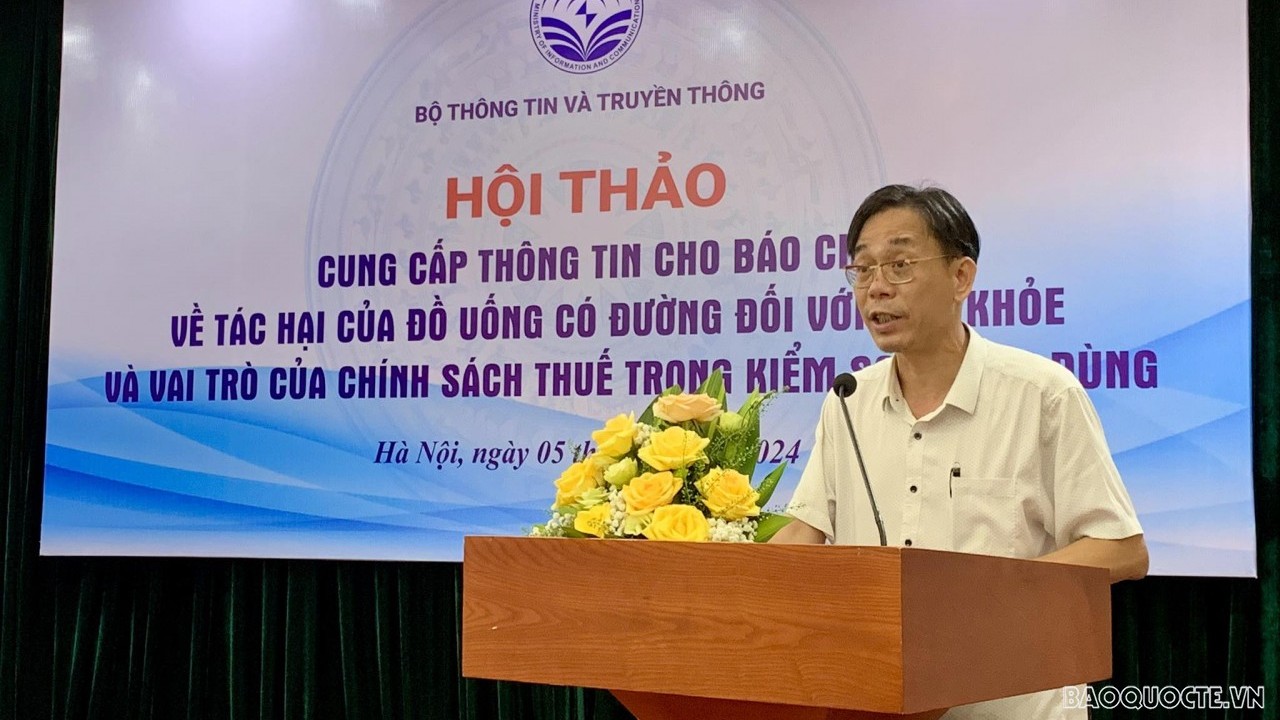 Hội thảo tìm giải pháp hữu hiệu kiểm soát việc sử dụng đồ uống có đường