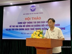Hội thảo tìm giải pháp hữu hiệu kiểm soát việc sử dụng đồ uống có đường