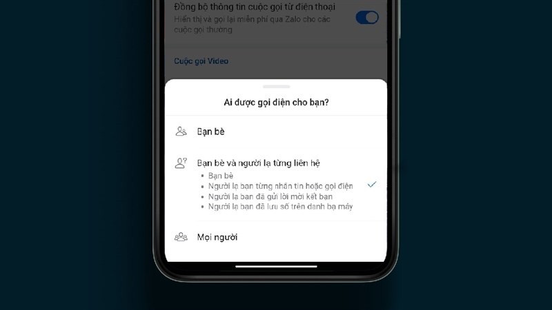 Cách chặn cuộc gọi từ người lạ trên Zalo để hạn chế bị làm phiền