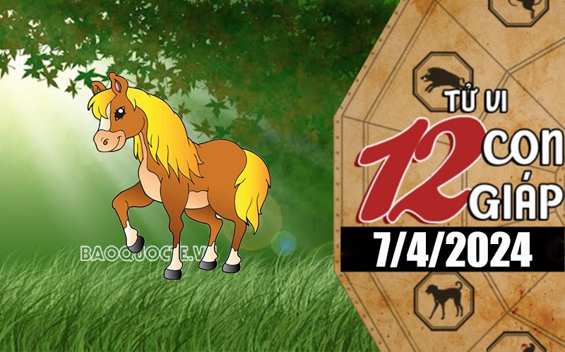 Tử vi hôm nay, xem tử vi 12 con giáp hôm nay ngày 7/4/2024: Tuổi Ngọ tiền tài bình thường Tử vi hôm nay, xem tử vi 12 con giáp hôm nay ngày 7/4/2024: Tuổi Ngọ tiền tài bình thường