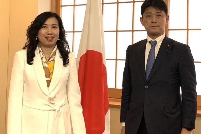 Thứ trưởng Ngoại giao Lê Thị Thu Hằng gặp người đồng cấp Nhật Bản Komura Masahiro