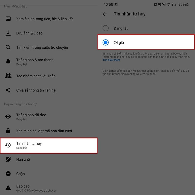 Cách để biết người khác chụp màn hình Messenger cực đơn giản