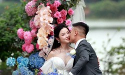 Quang Hải thông báo tin vui trong lễ cưới