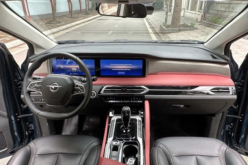 Nội thất của Haima 7X-E hiện đại với nhiều trang bị tiện nghi