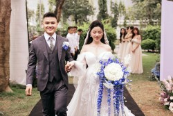 Ngắm loạt ảnh cưới đẹp như mơ của Quang Hải - Chu Thanh Huyền