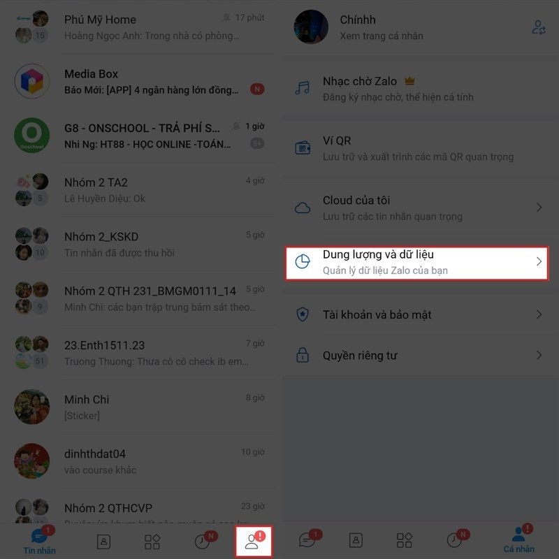 Cách xóa bộ nhớ đệm trên Zalo đơn giản, nhanh chóng