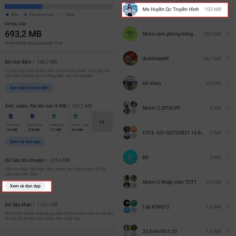 Cách xóa bộ nhớ đệm trên Zalo đơn giản, nhanh chóng
