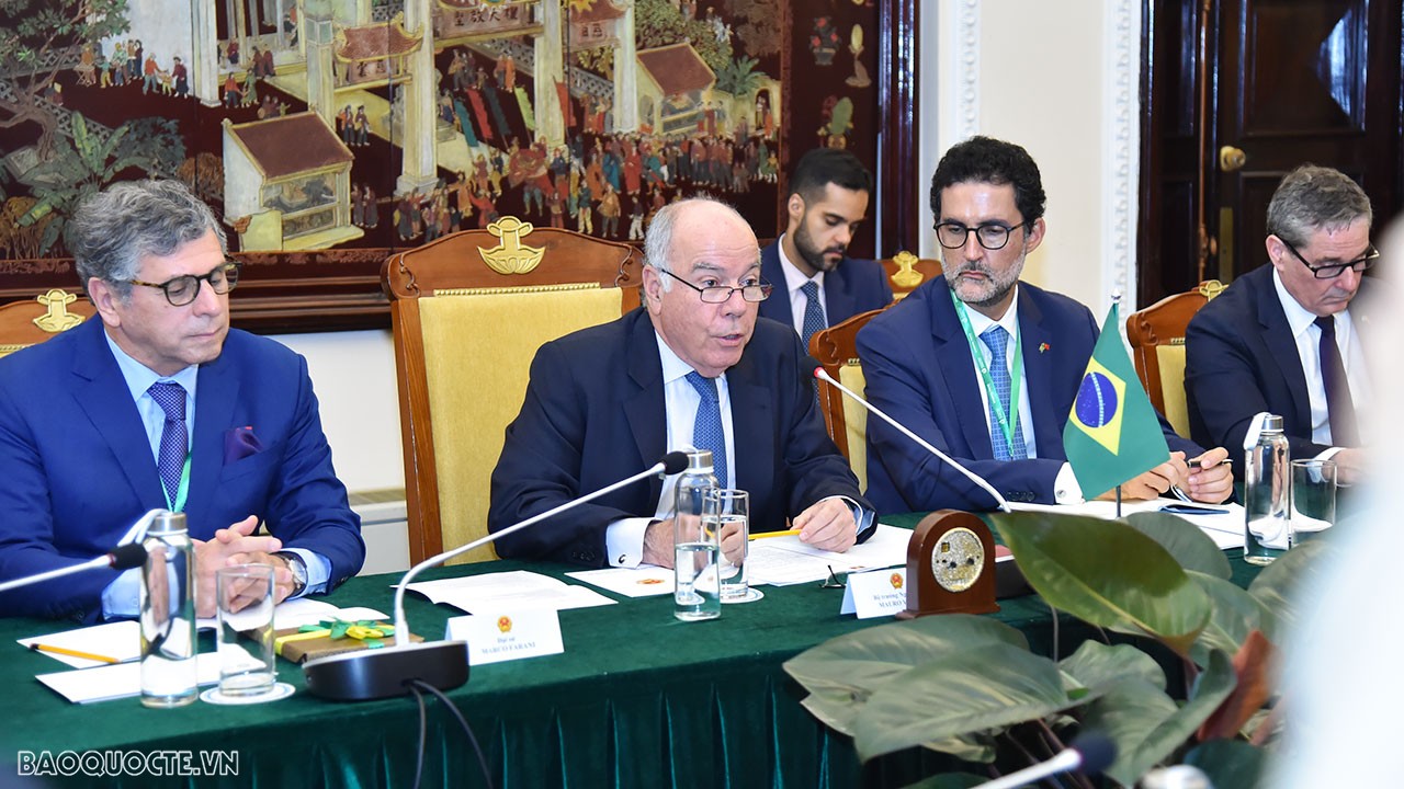 Brazil là đối tác thương mại lớn nhất của Việt Nam tại Mỹ La-tinh và đứng thứ hai tại khu vực châu Mỹ (sau Hoa Kỳ), Việt Nam là đối tác hàng đầu của Brazil trong khu vực ASEAN. Tuy nhiên hợp tác đầu tư giữa hai nước còn khiêm tốn so với tiềm năng. Brazil là đối tác thương mại lớn nhất của Việt Nam tại Mỹ La-tinh và đứng thứ hai tại khu vực châu Mỹ (sau Hoa Kỳ), Việt Nam là đối tác hàng đầu của Brazil trong khu vực ASEAN. Tuy nhiên hợp tác đầu tư giữa hai nước còn khiêm tốn so với tiềm năng.