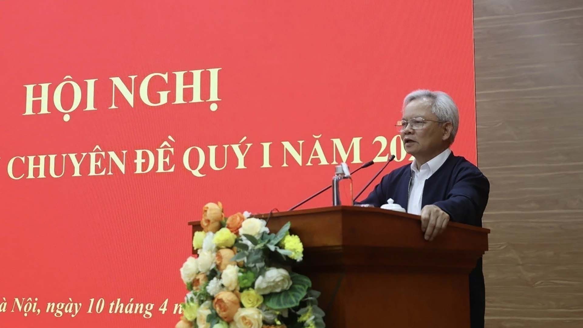 Đảng ủy Khối các cơ quan Trung ương tổ chức Hội nghị Thông tin chuyên đề quý I/2024