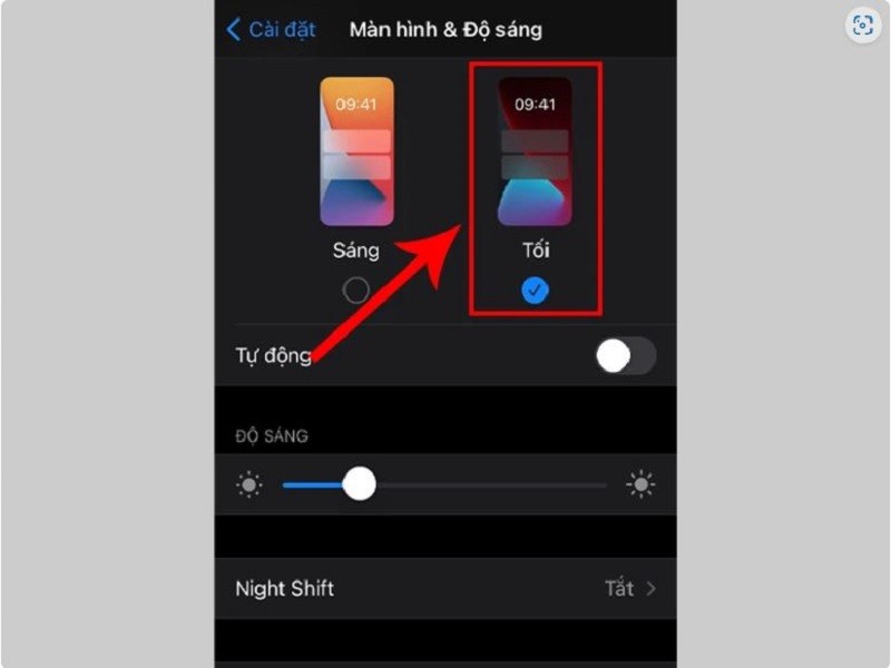 Hướng dẫn cách bật chế độ tối iPhone nhanh chóng, đơn giản