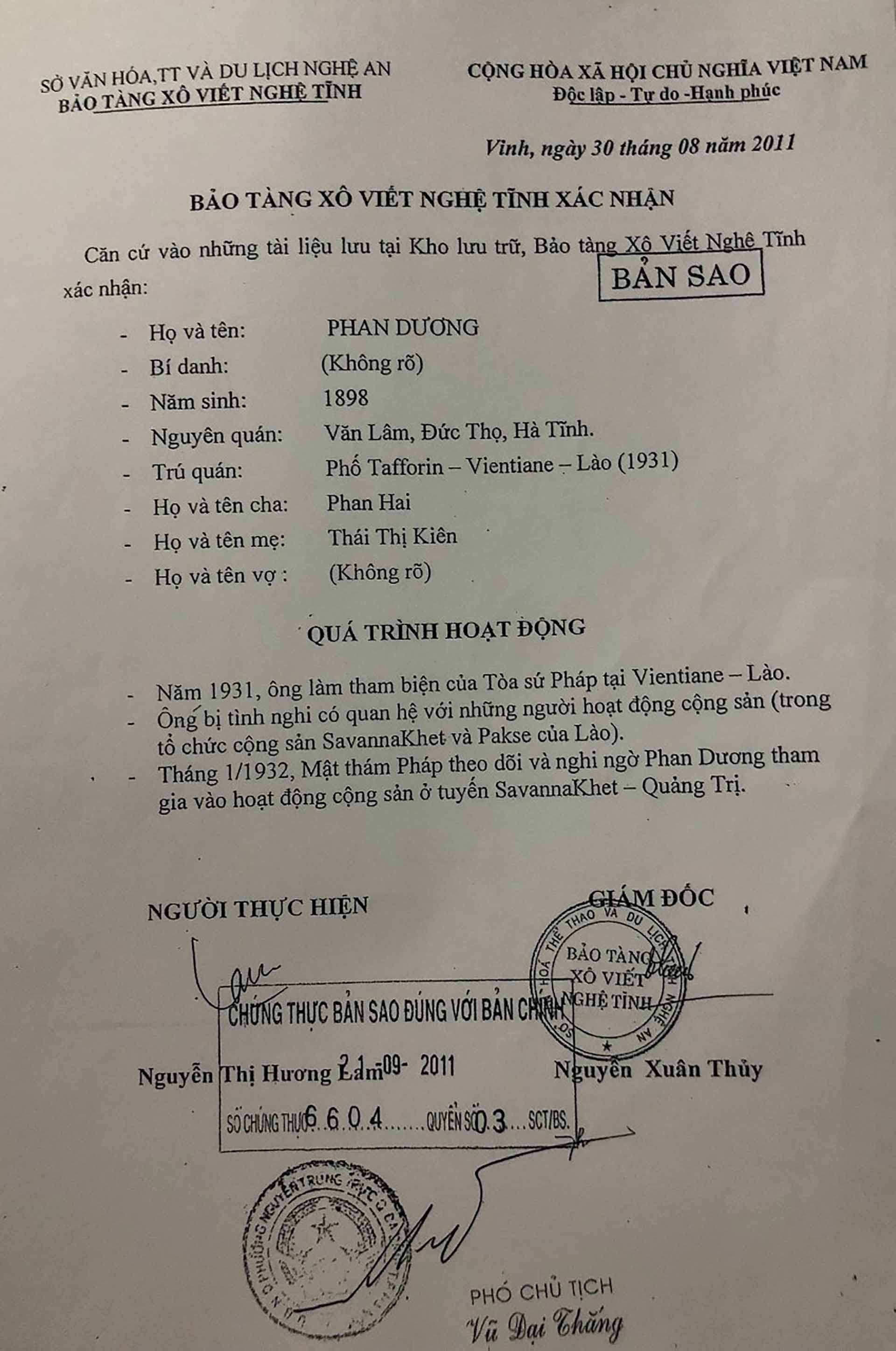 Chuyện về một trí thức Việt kiều yêu nước