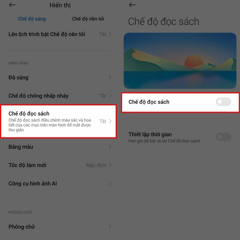 Hướng dẫn cách tắt chế độ bảo vệ mắt trên Xiaomi đơn giản, nhanh chóng
